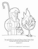 Spear Moses And The Burning Busy Coloring Page – Kevin H sketch template