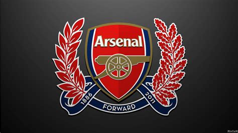 Download 1886-2011 Arsenal Emblem Wallpaper | Wallpapers.com