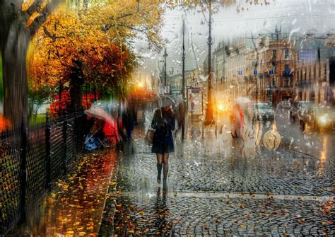 Rainy Autumn City Wallpapers - Wallpaper Cave