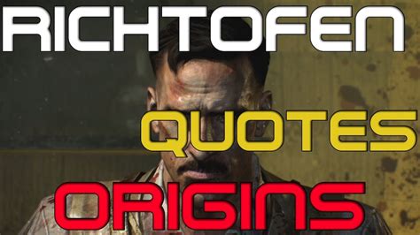 All Richtofen Quotes - Origins - YouTube