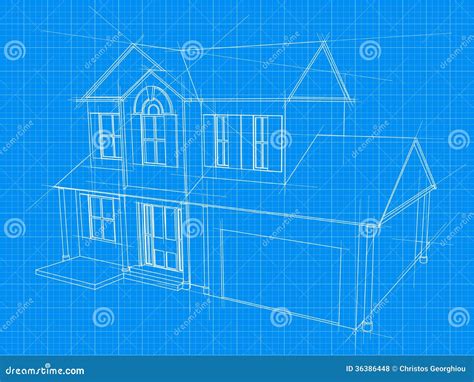 House Blueprint Royalty Free Stock Photos - Image: 36386448