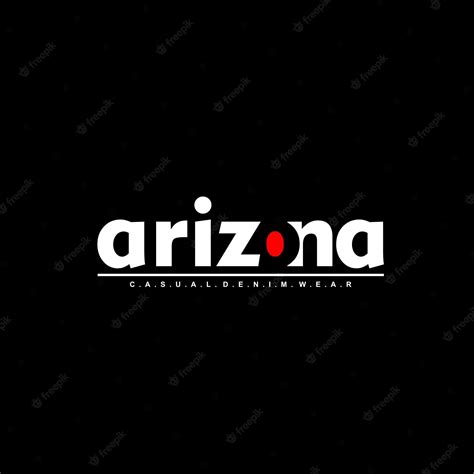 Premium Vector | A black and white image of the arizona casual wear logo.