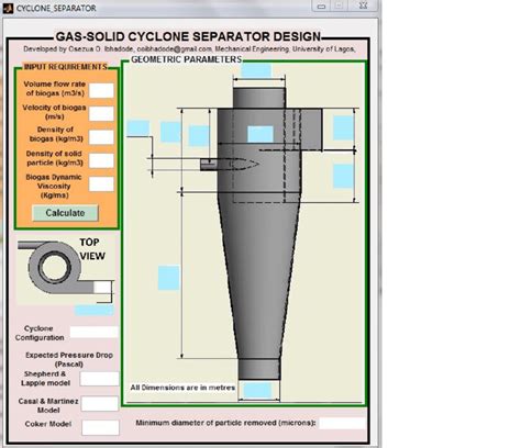 copilărie indolență trecut cyclone separator design calculation Grava ...