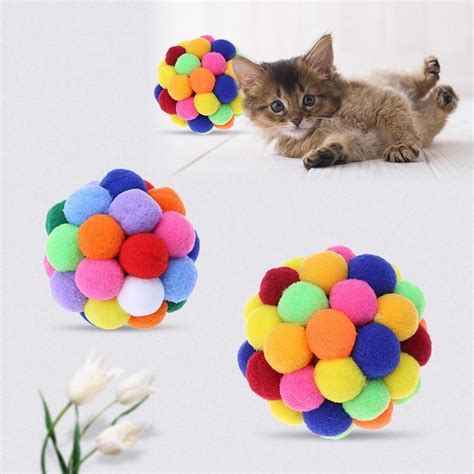 Bouncy Ball Cat Toy Fashionsarah.com in 2024 | Pet cat toys, Diy cat toys, Homemade cat toys