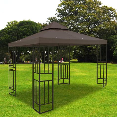 8x8' 10x10' 12x12' Gazebo Top Canopy Replacement UV30 Patio Outdoor ...