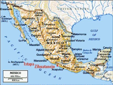 Ixtapa Mexico Mexico Map, Mexico City, Zihuatanejo, States And Capitals ...