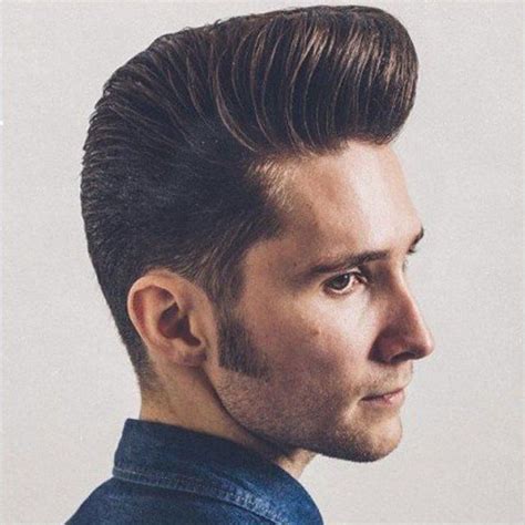 Pompadour coiffure - inspirations et astuces pour les hommes branchés! | Coupe de cheveux ...