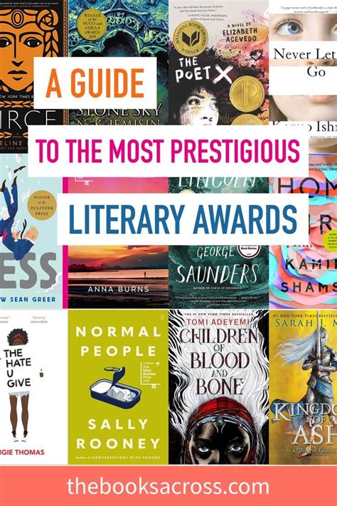 A Guide To The Most Prestigious Literary Awards | Book blogger, Books ...