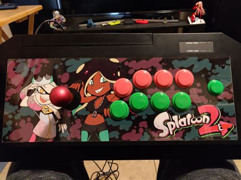 First custom stick, artwork by my buddy. : r/fightsticks