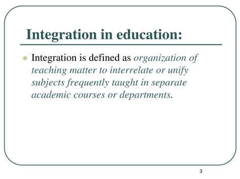 PPT - Integration Strategy in Medical Education PowerPoint Presentation ...