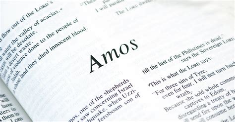 4 Ways the Gospel Appears in the Book of Amos - Bible Study