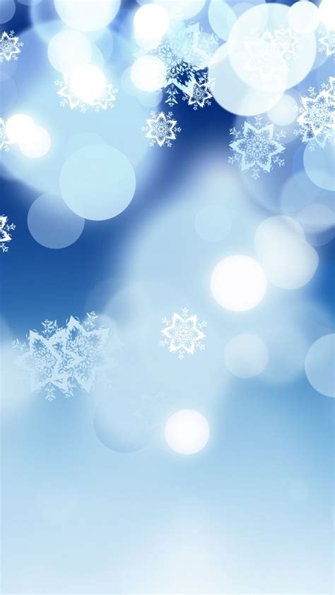 Bokeh, snowflakes, vector, 720x1280 wallpaper | Winter wallpaper ...