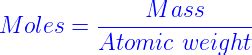 Grams to molecules Formula - Definition, Formula And Solved Examples