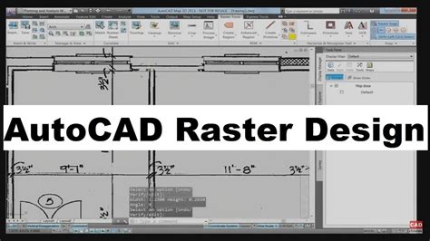 AutoCAD Raster Design Tutorial for Beginners - YouTube