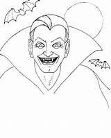 Scary Dracula coloring Page  Download Print Or Color Online For Free sketch template