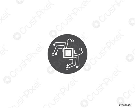 Spider web Technology logo - stock vector 2683095 | Crushpixel