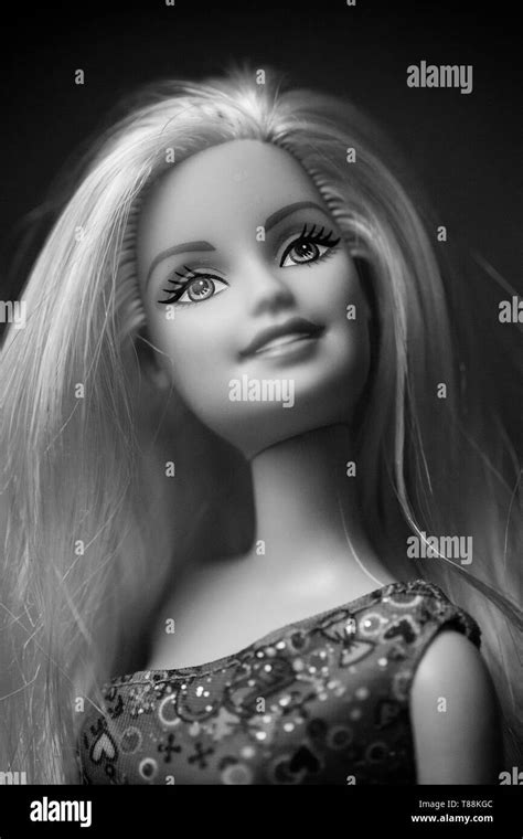 Human barbie doll Black and White Stock Photos & Images - Alamy