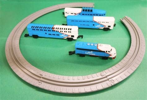 Micro Machines - Galoob - 1989 Train Set (American Passenger)