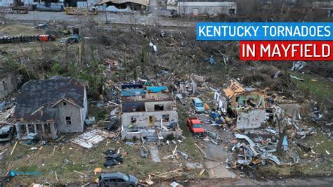 Deadly Kentucky Tornadoes Significant Damage Mayfield