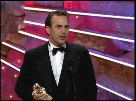 Golden Globes 1991 Kevin Costner Wins the Award for Best Director of a ...