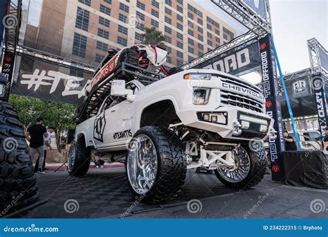 Chevy Silverado 2500 HD Biggest Truck Showcased at the SEMA Show Editorial Image - Image of ...