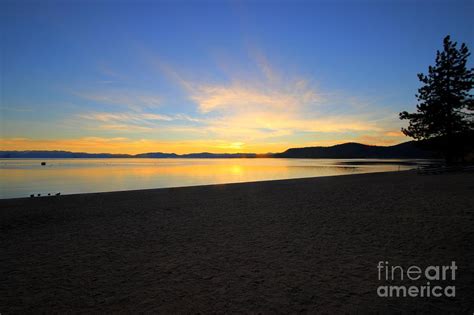 Lake Tahoe Sunset Photograph by Barbara Morris - Fine Art America