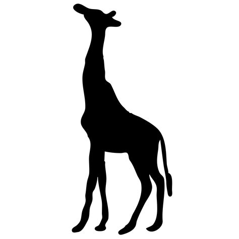 Silhouette West African giraffe Sticker Clip art - animal silhouettes png download - 2400*2400 ...