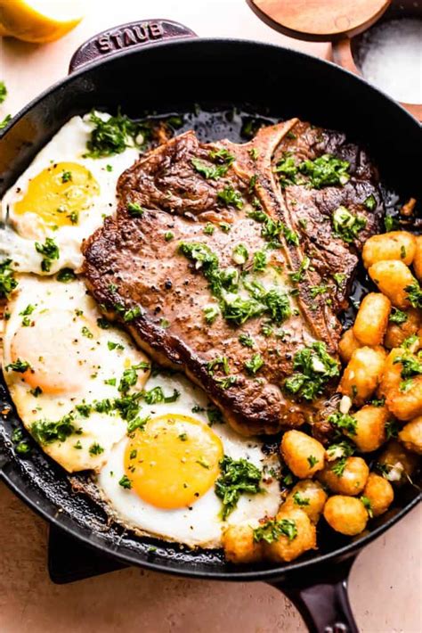 The Best Steak and Eggs Recipe | Diethood