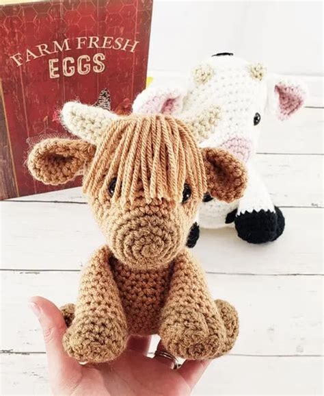 27 Crochet Cow Patterns You Will Want to Make - A Crafty Life