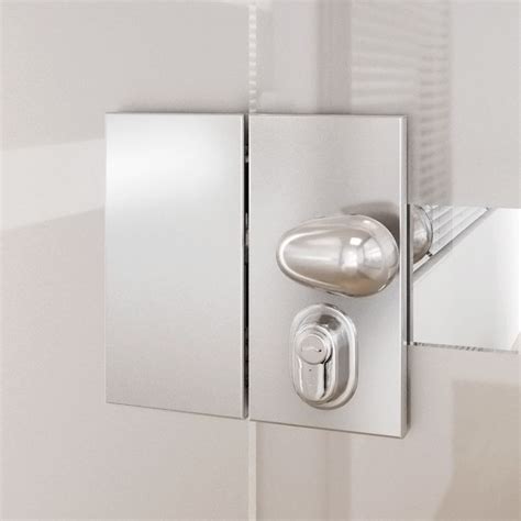 Mechanical lock - MEIA - Trivel - with handle / glass door / for ...