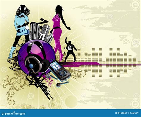 Vector Party City Illustration Stock Vector - Illustration of night ...