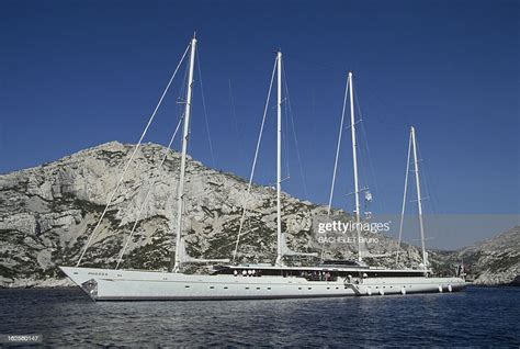 Bernard Tapie Invites The Players Of The Olympic Marseille On His... News Photo - Getty Images