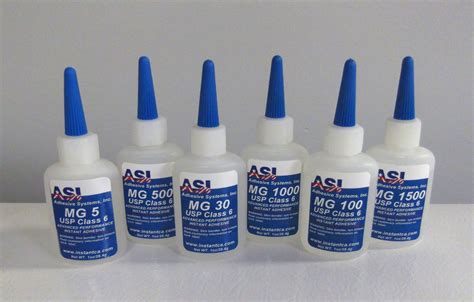 ASI MG240-10 1oz Medical Grade Cyanoacrylate Instant Adhesive