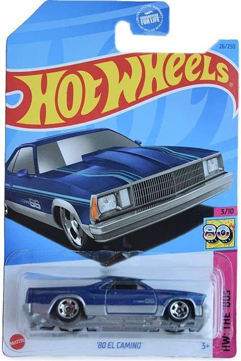 Hot Wheels '80 El Camino (Blue) 2023 HW: The '80s - Walmart.com