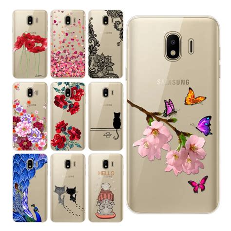 6.0" for Samsung Galaxy J4 2018 Samsung J4 2018 Case Cover, Printed Soft Silicon TPU Back Cover ...