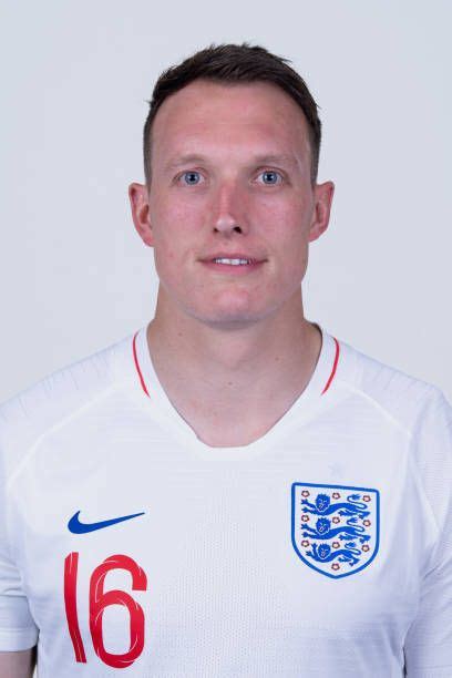 Phil Jones of England poses for a portrait during the official FIFA ...