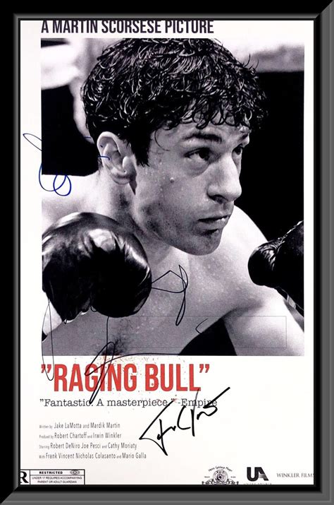 Raging Bull Cast Signed Movie Poster - Etsy