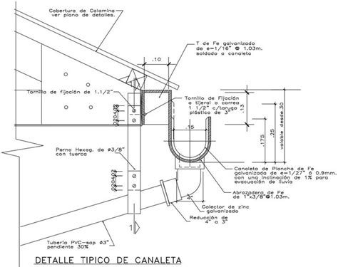 Typical gutter detail drawing presented in this AutoCAD file. Download the AutoCAD file ...