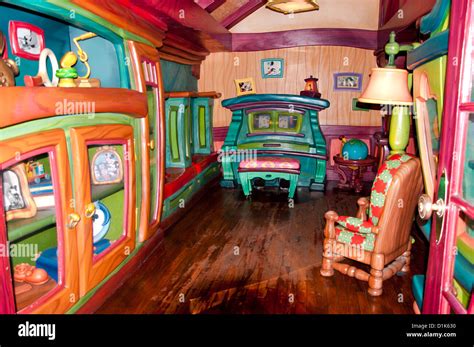 Mickey Mouse House, Disneyland Amusement Park, Anaheim, California USA Stock Photo - Alamy