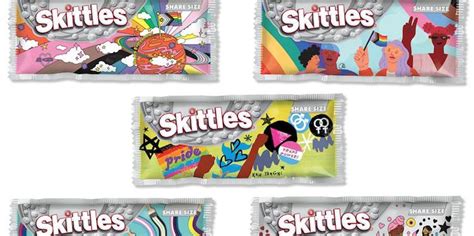 Skittles Go Gray (Again) With Pride Packs Designed by LGBTQ+ Artists