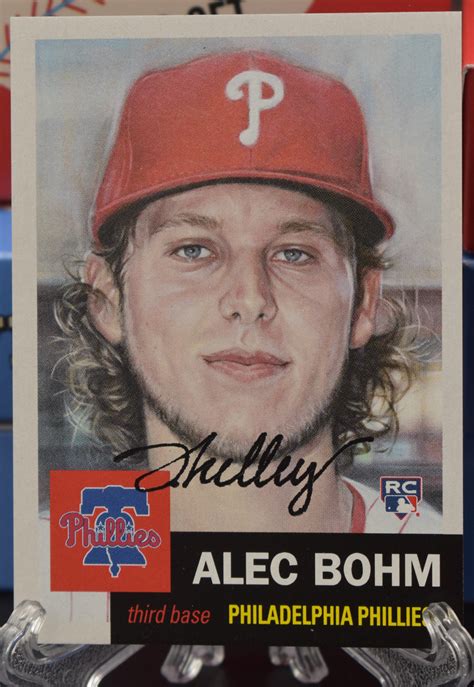 Alec Bohm Certified Autographed Rookie Card - craibas.al.gov.br