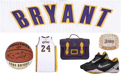 Kobe Bryant’s memorabilia available for auction online - Daily Luxury