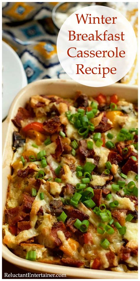 Winter Breakfast Casserole Recipe #madeaheadbreakfastcasserole #winterbreakfastcasserole ...