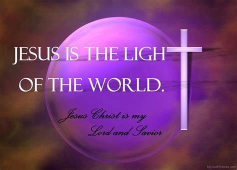 Jesus Is The Light Of The World