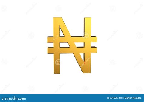 Naira Gold Symbol Vector Illustration | CartoonDealer.com #98497340