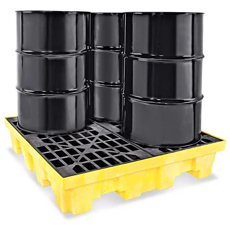 Spill Containment Pallets, Spill Pallets in Stock - ULINE