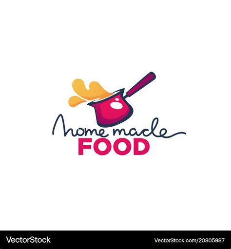 Cook home made food collection of pot full Vector Image