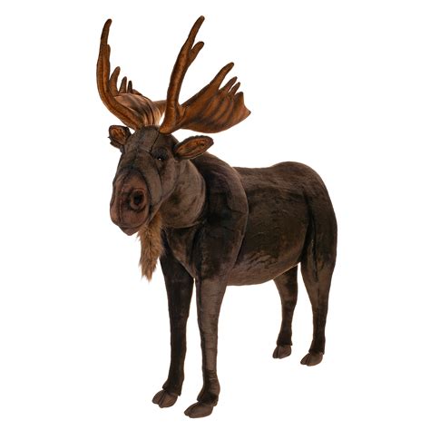 Hansa Creation 50-inch Life Size Moose Stuffed Animal - Toys & Games - Stuffed Animals & Plush ...