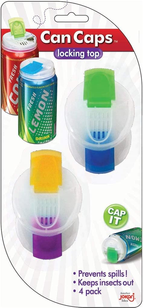 Tapas para latas de soda, 4 unidades para agua carbonatada o bebida ...