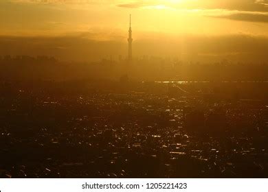 Tokyo City Skyline Sunset Tokyo Japan Stock Photo 1205221423 | Shutterstock